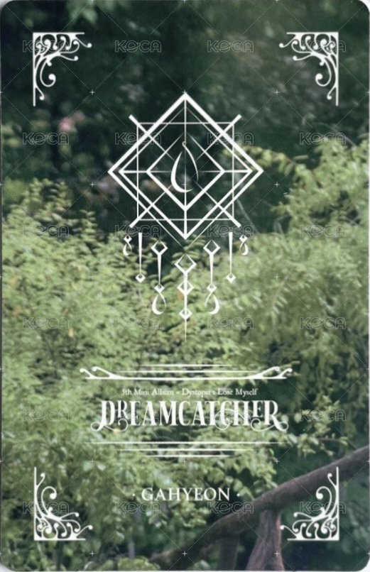 迷你五輯 專輯卡  背面