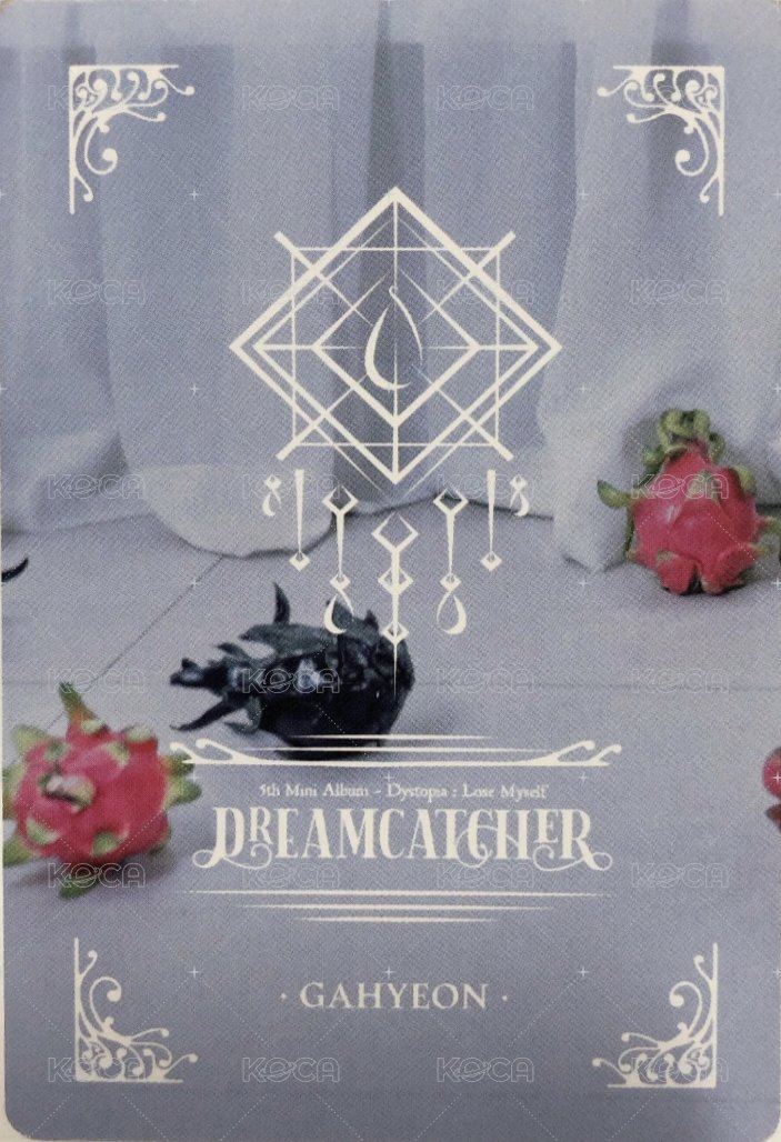 迷你五輯 專輯卡  背面