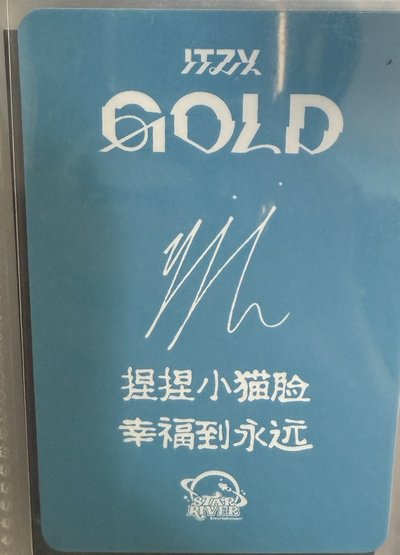 可愛申留真 中文卡背 星河特典 捏捏小貓臉 幸福到永遠