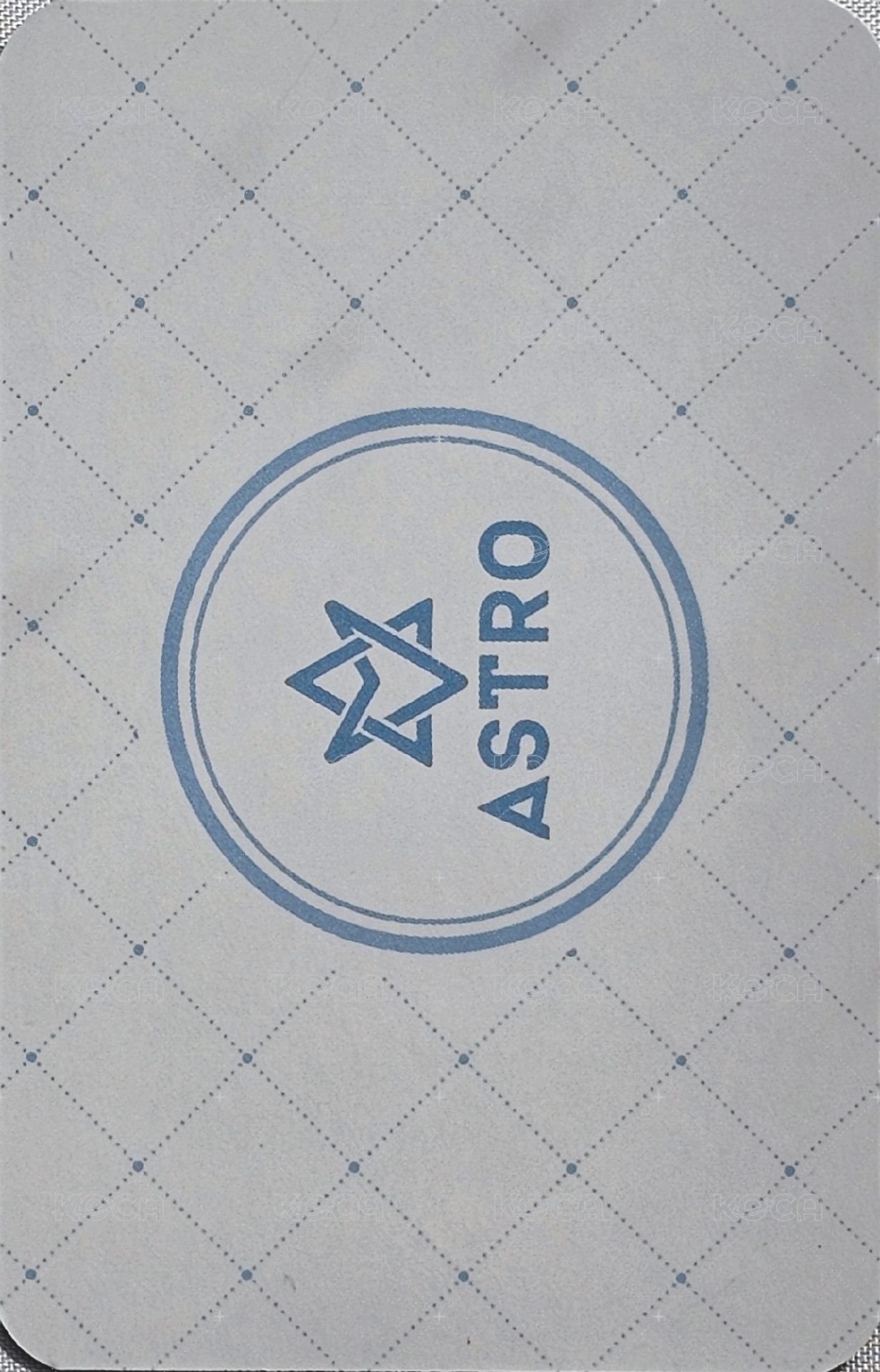 ASTRO&ROROHA POP UP in Japan 隨機卡  背面