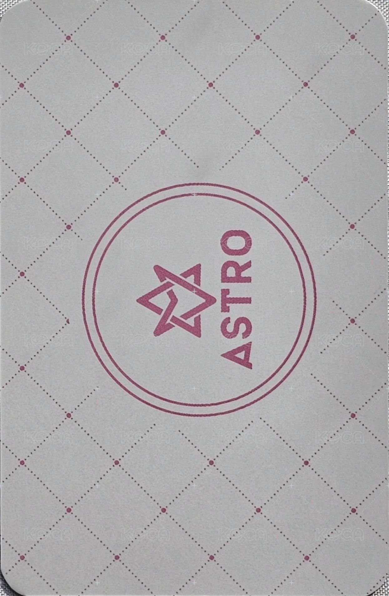 ASTRO&ROROHA POP UP in Japan 隨機卡  背面