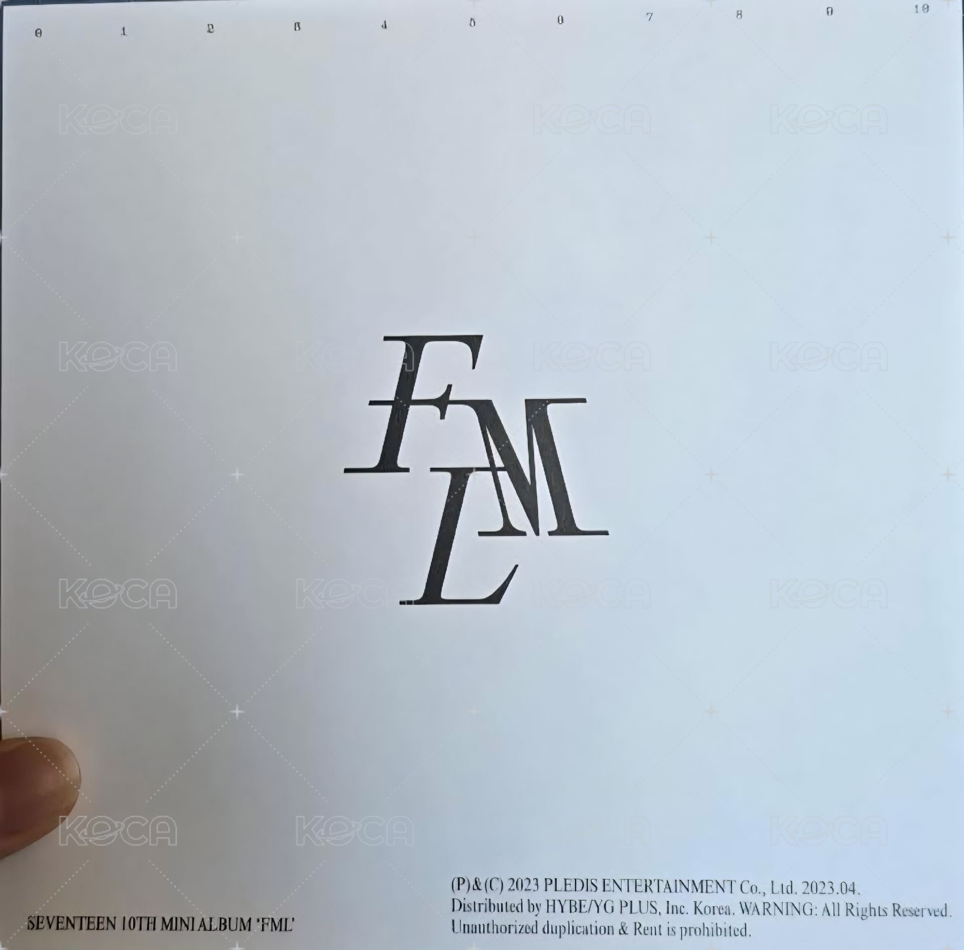 MINI10 簽名卡 美通親簽 背面