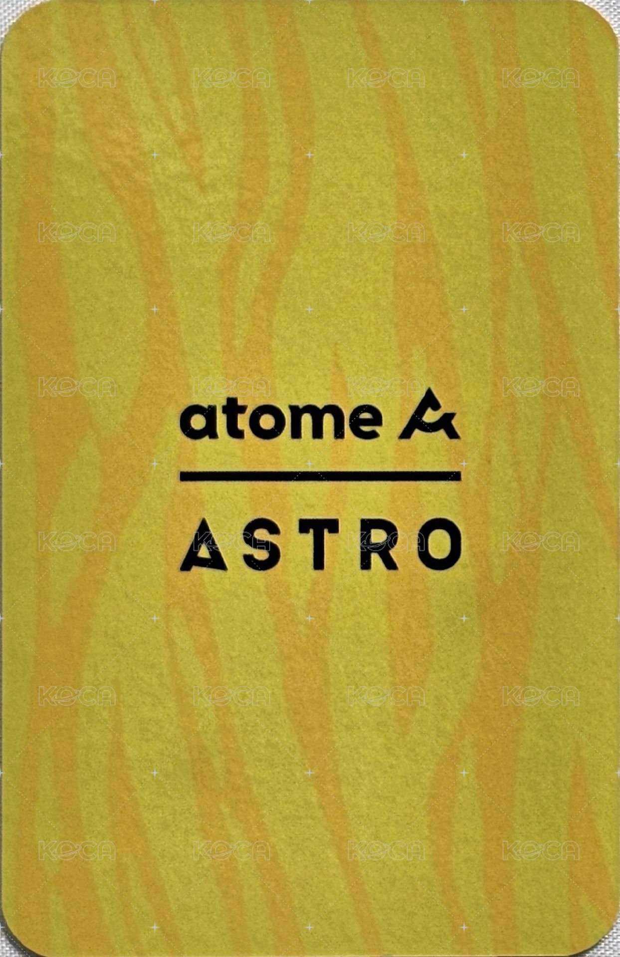 代言 代言卡 Atome 背面