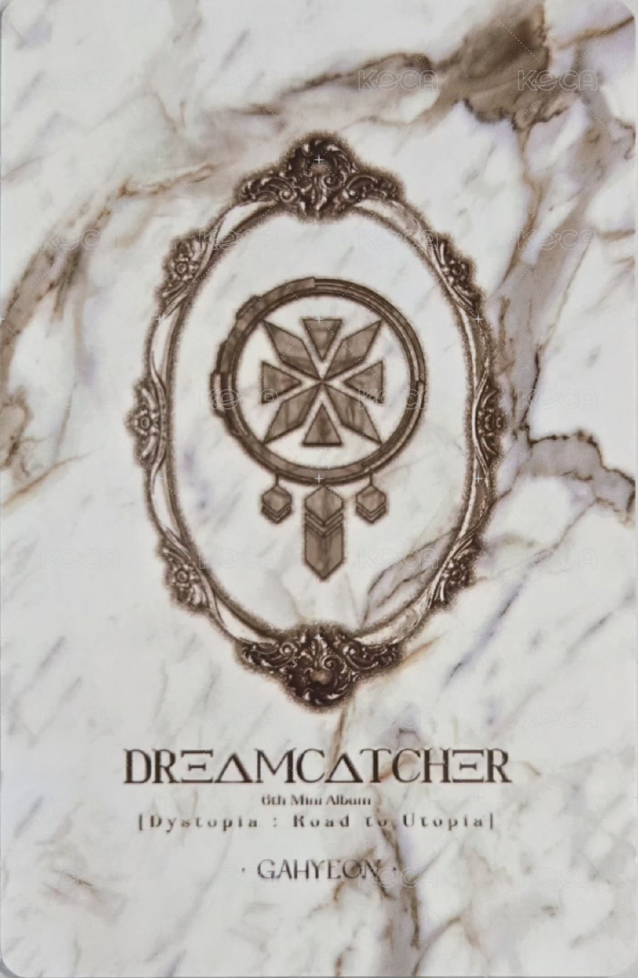 迷你六輯 專輯卡  背面