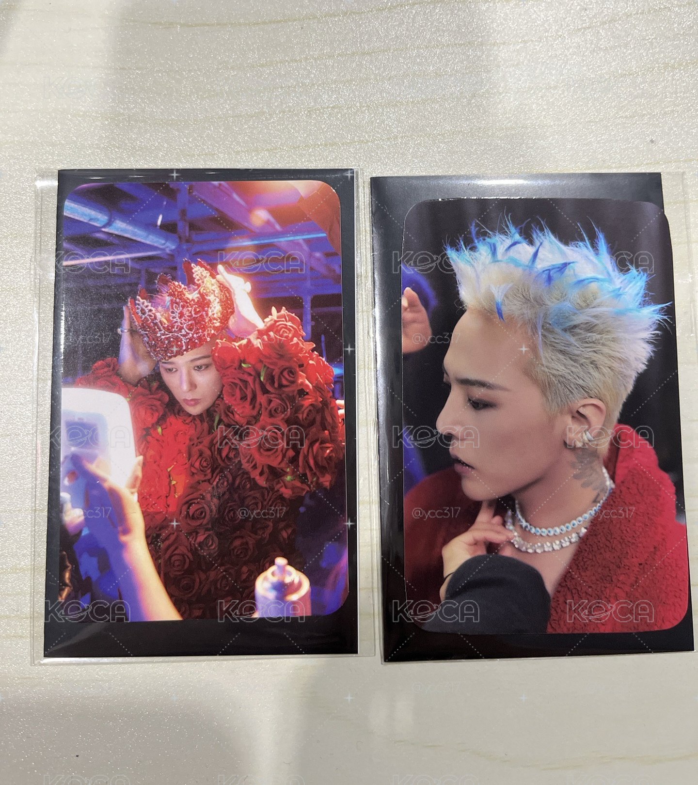 GD演唱會電影特典小卡
