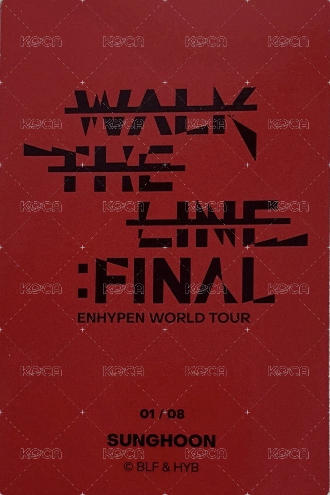 WTL FINAL wvs 隨機卡 訓01/08 官拍卡 背面