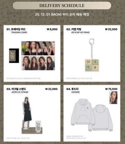 SOWON 飯咪［韶情］立牌+帽踢含卡