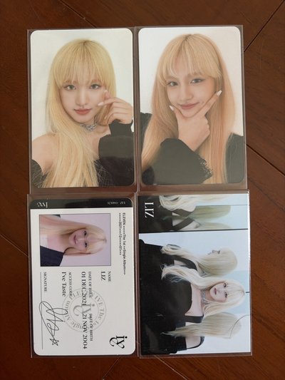 IVE LIZ ELEVEN 特典卡 專卡 ID卡