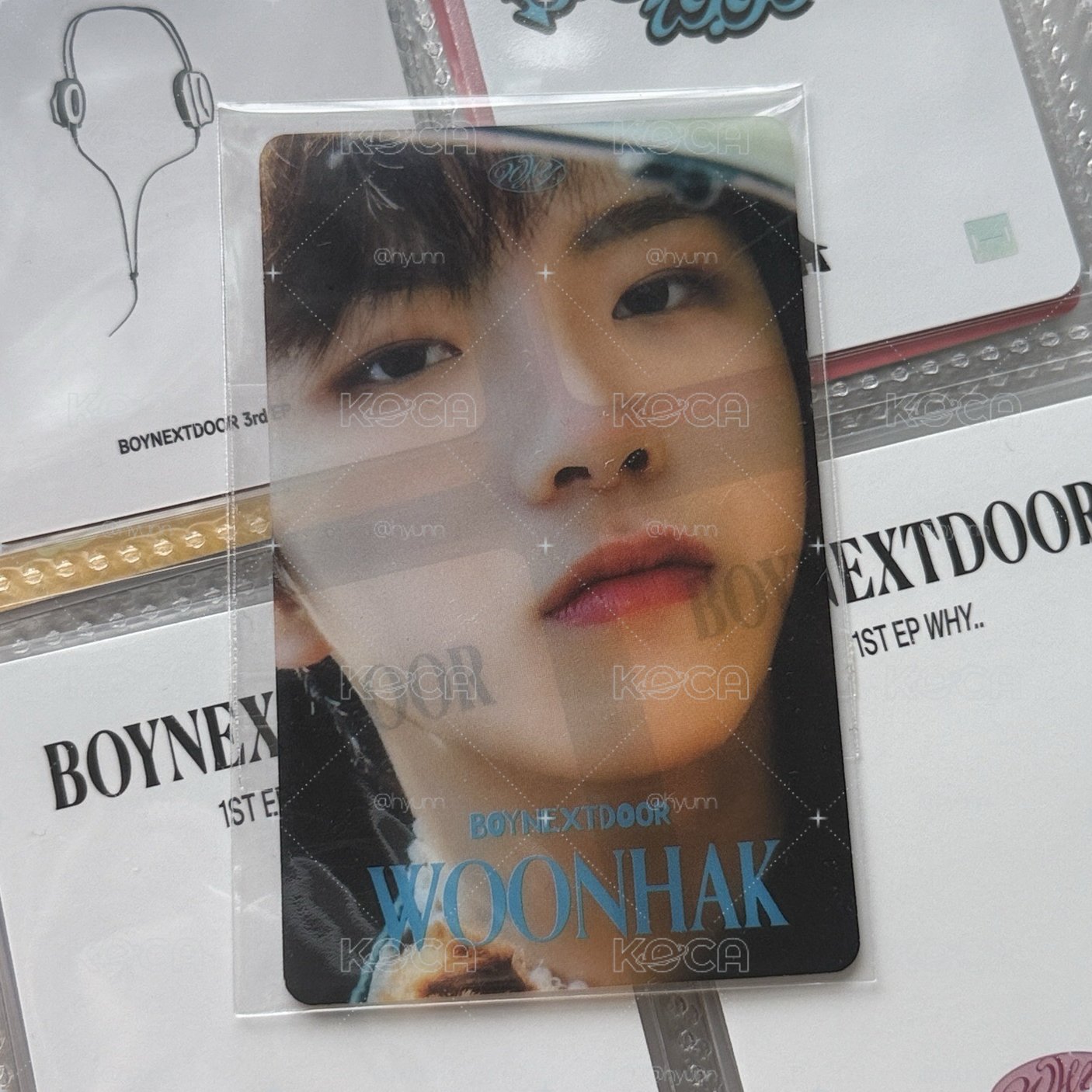 🚪BOYNEXTDOOR 金雲鶴 WHY.. km蝦皮 泰透卡 特典卡 6