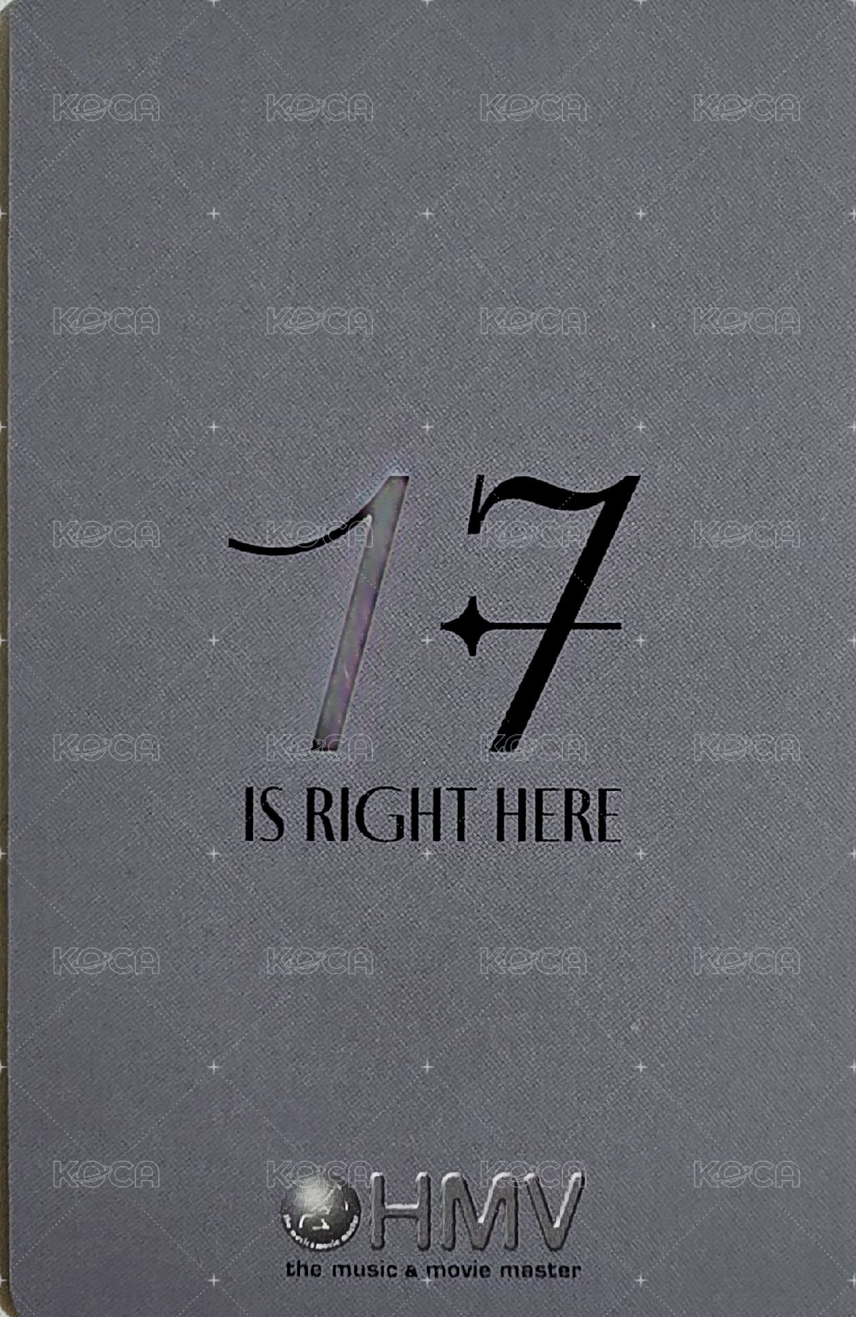 精選專 hmv HERE VER. 特典卡  背面