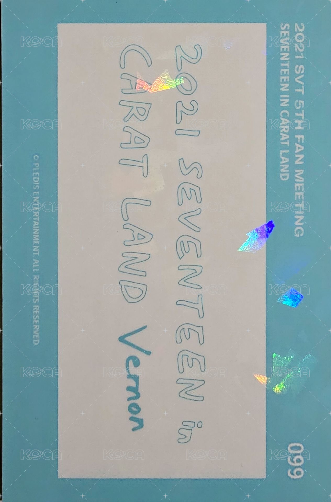 21‘克拉島 099 隨機卡  背面