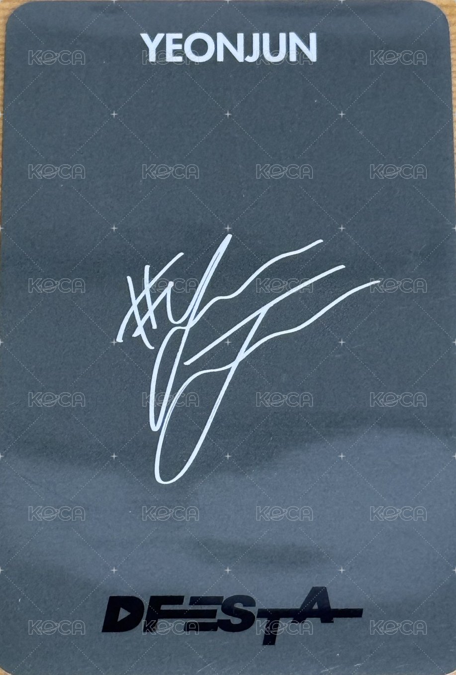 DICON 寫真 周邊卡  背面