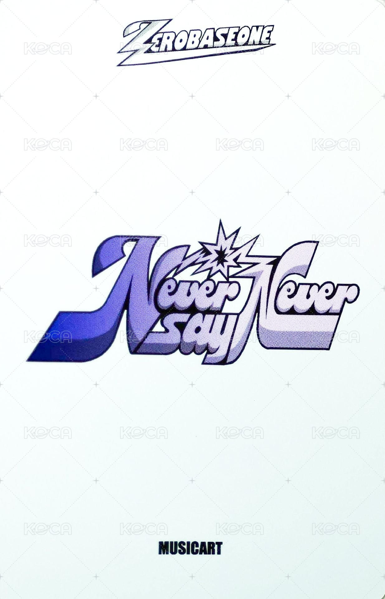 正規一 ma 幸運卡 LP ver. 背面