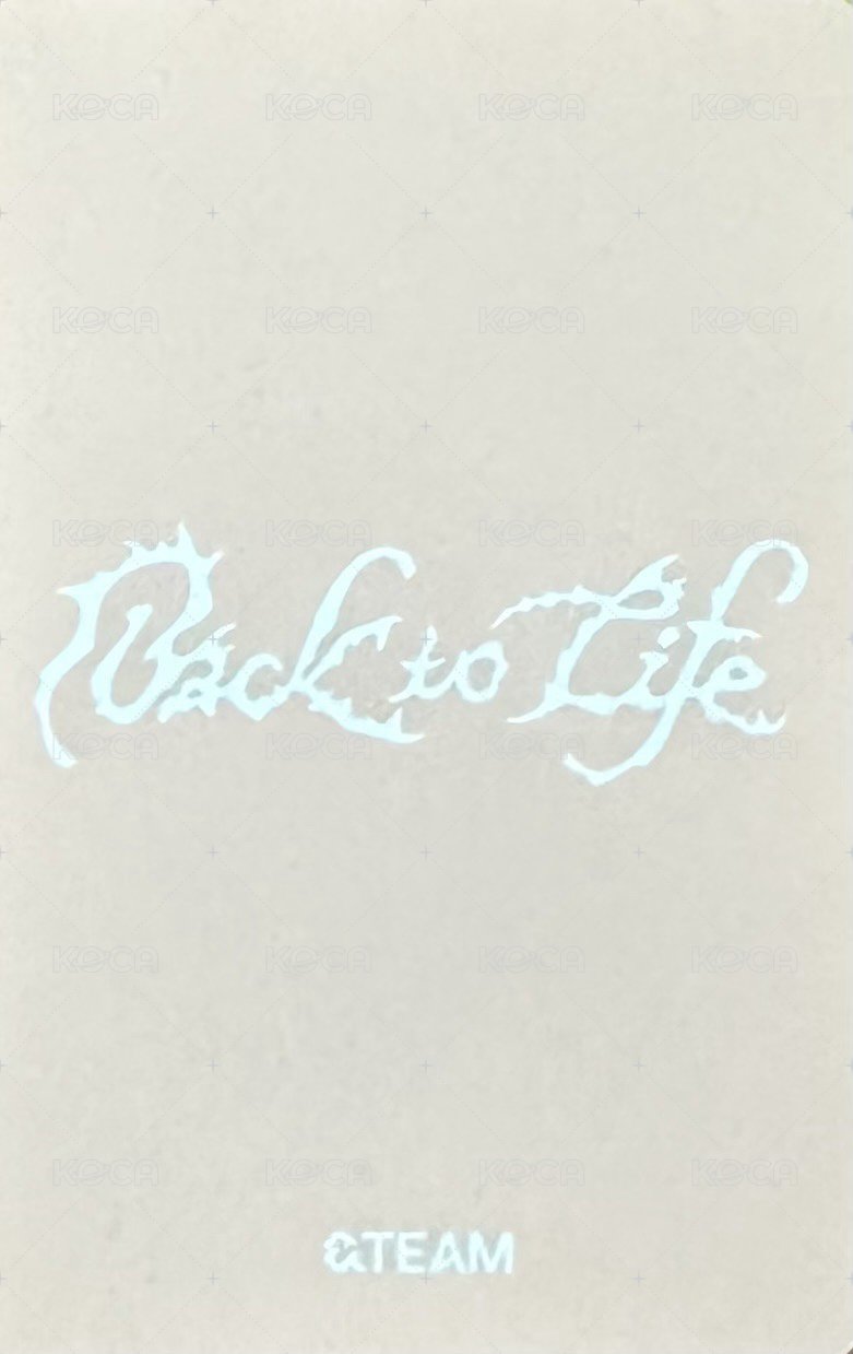 BTL 專輯卡 GAZE ver. A版 背面