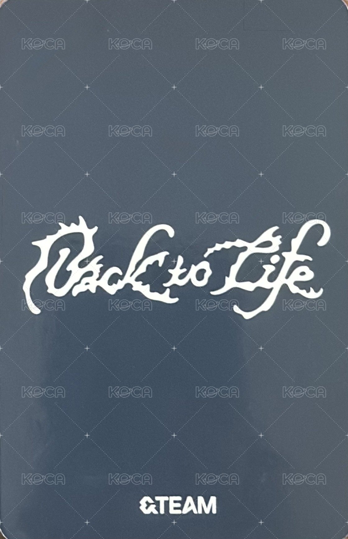 BTL 專輯卡 ROAR ver. A-3版 背面