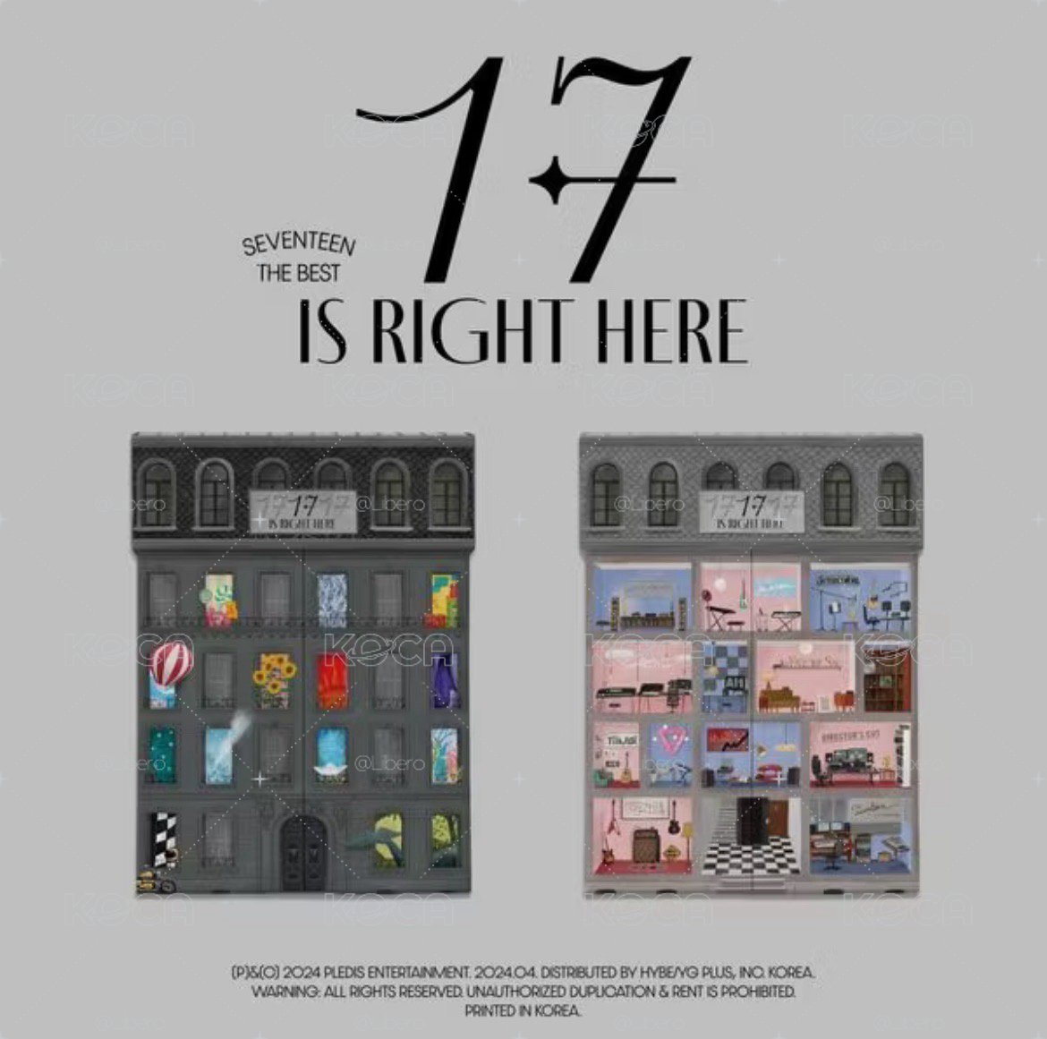 （含特典）17 IS RIGHT HERE 一套兩版 + Kit專