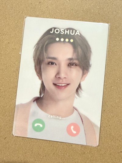 SEVENTEEN Joshua hanabi 電話卡 全新未拆