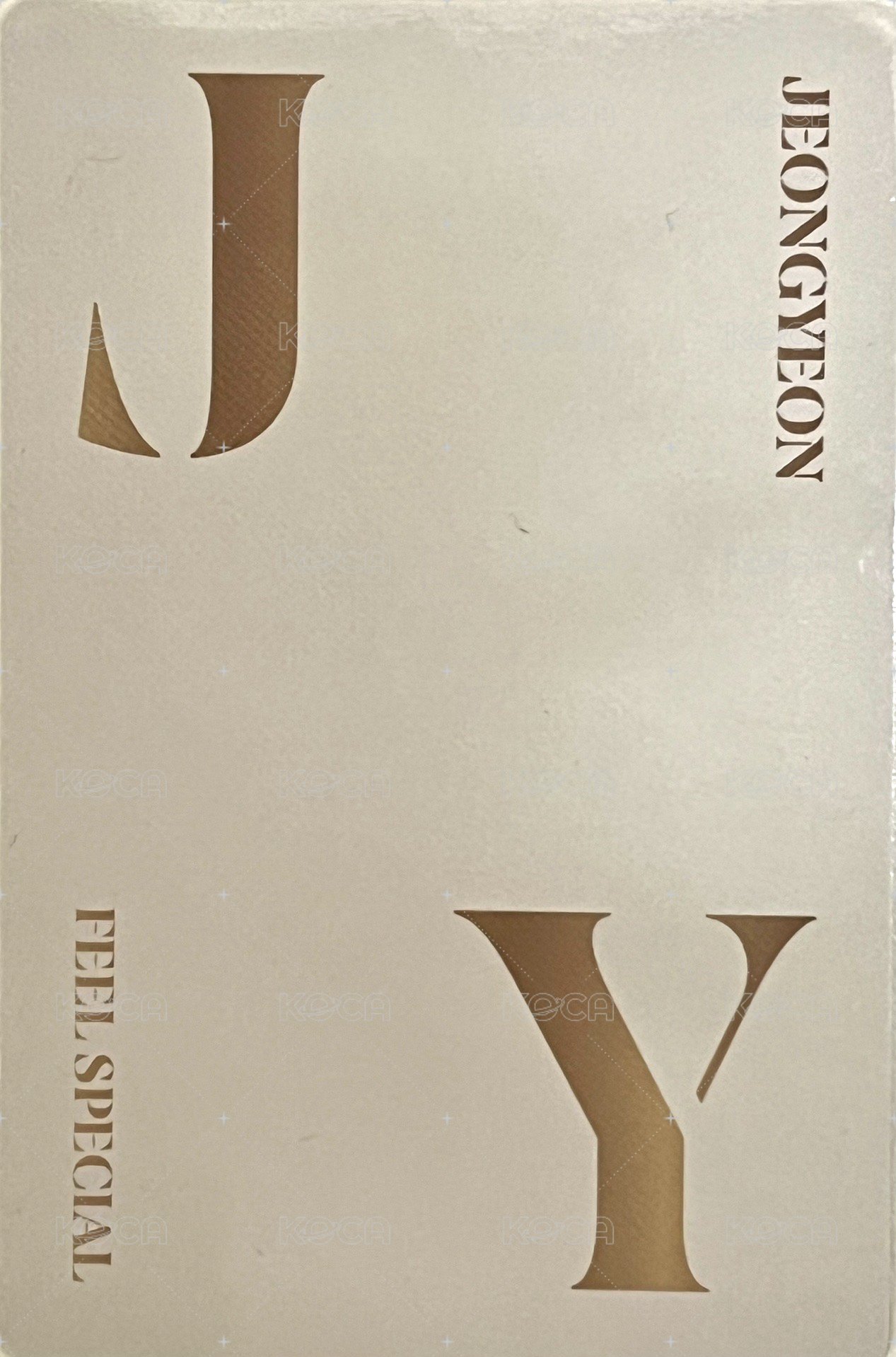 Feel Special 專輯卡 預售禮 背面