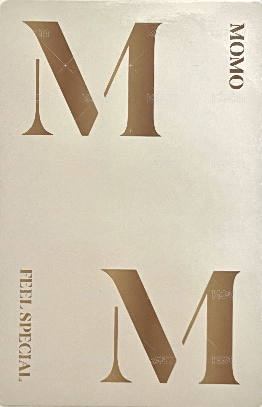 Feel Special 專輯卡 預售禮 背面