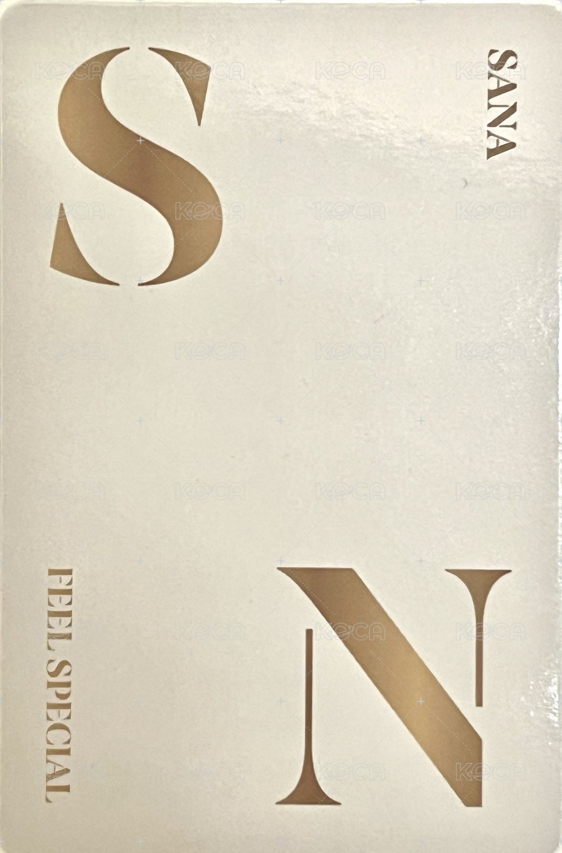 Feel Special 專輯卡 預售禮 背面