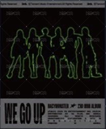 WE GO UP QQ音樂 星光卡 碎片拍立得 背面