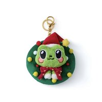聖誕MINITEEN 鑰匙圈吊飾 花圈吊飾娃