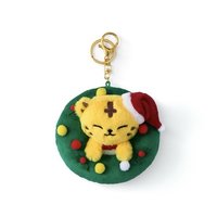 聖誕MINITEEN 鑰匙圈吊飾 花圈吊飾娃