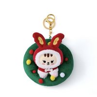 聖誕MINITEEN 鑰匙圈吊飾 花圈吊飾娃