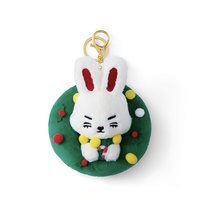 聖誕MINITEEN 鑰匙圈吊飾 花圈吊飾娃