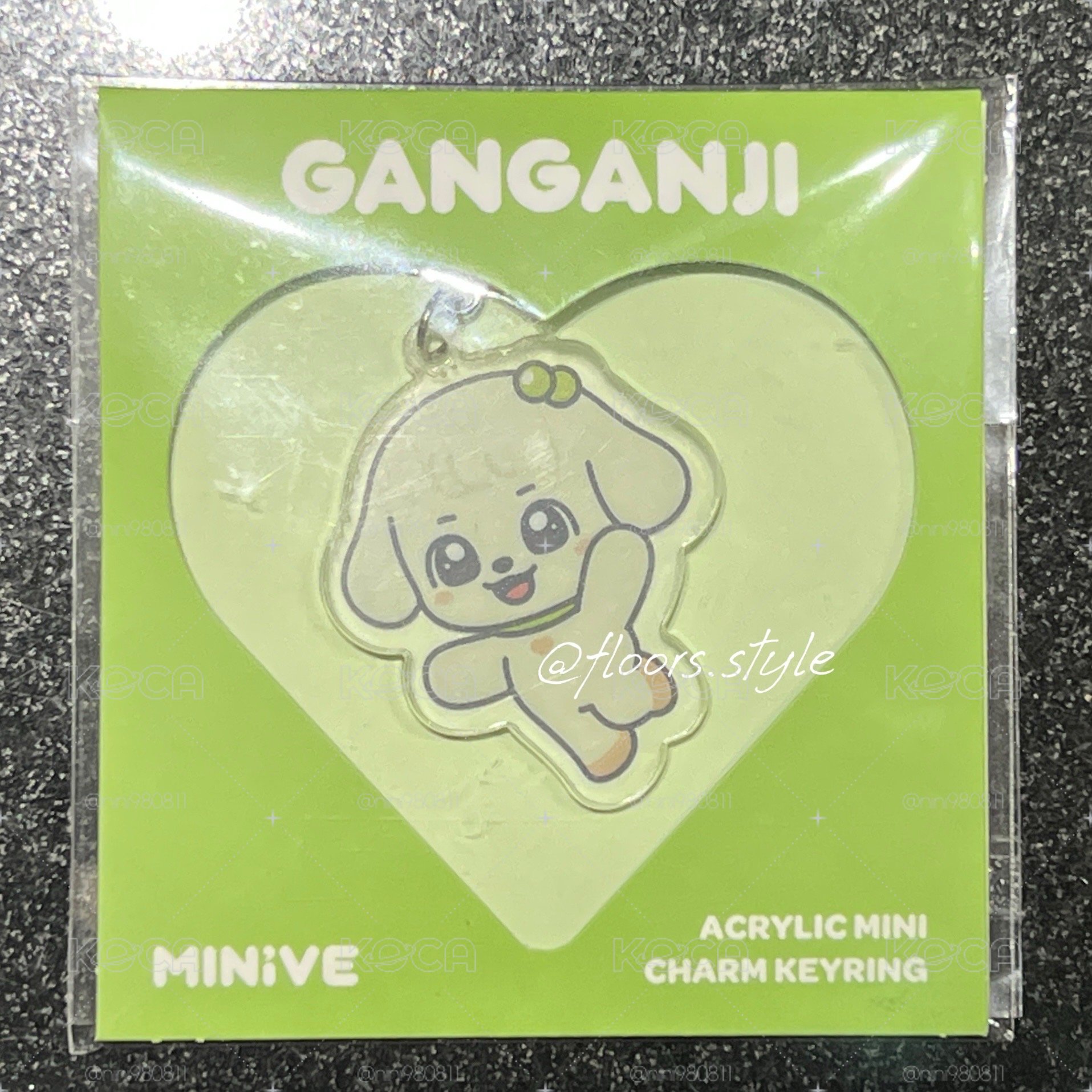 IVE MINIVE PARK 快閃店 壓克力吊飾GANGANJI