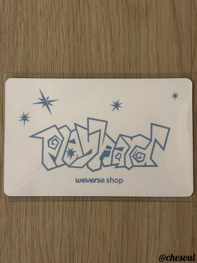 Play Hard WVS 韓志薰 特典卡