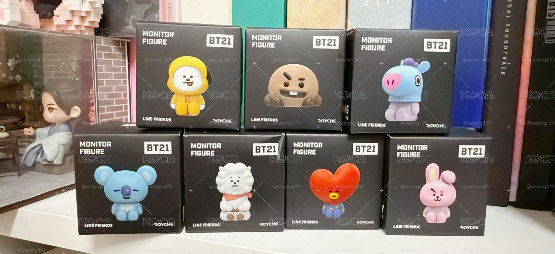 BT21 電腦螢幕裝飾公仔