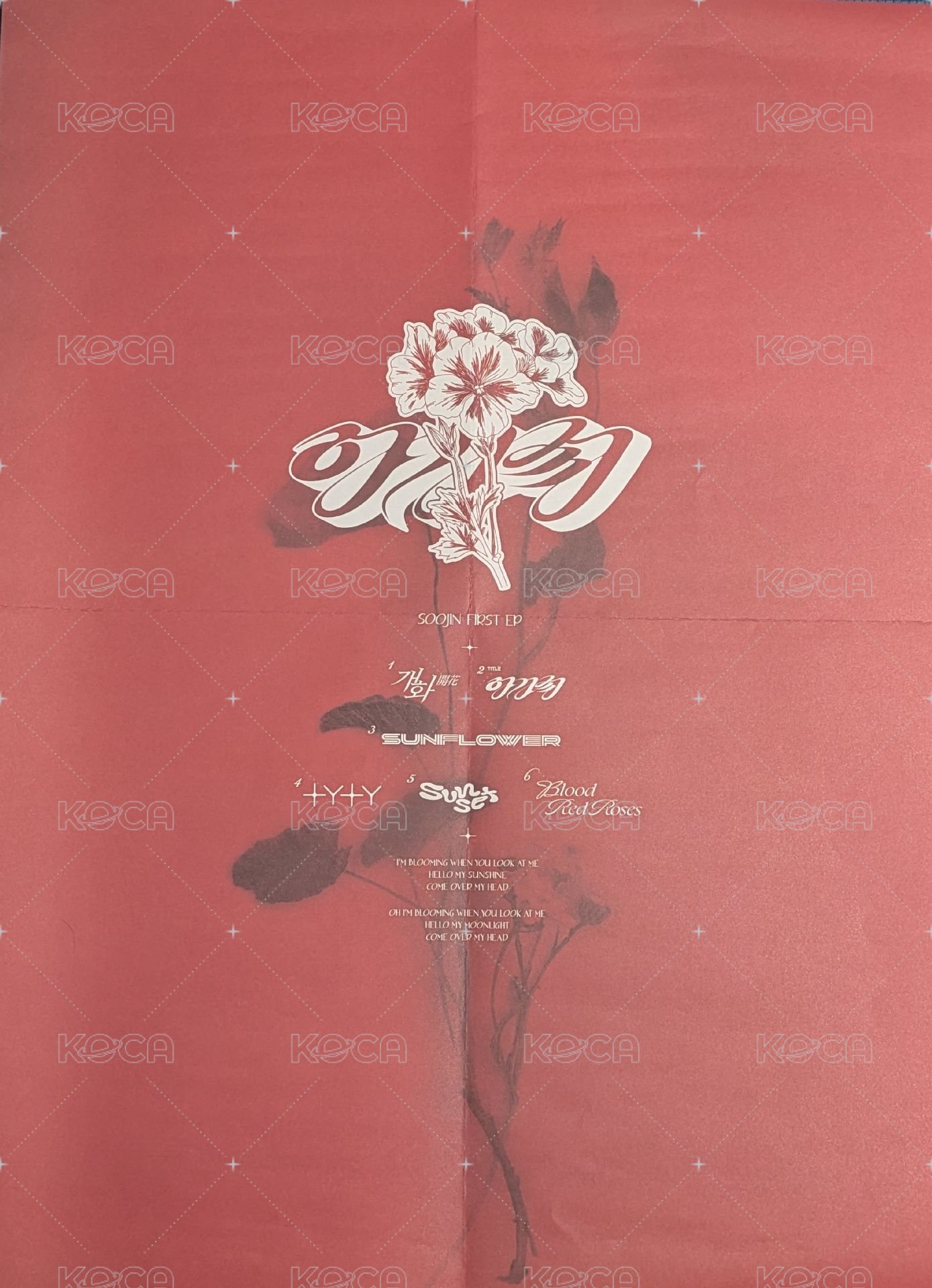 AGASSY JC紅版 預購 海報   背面