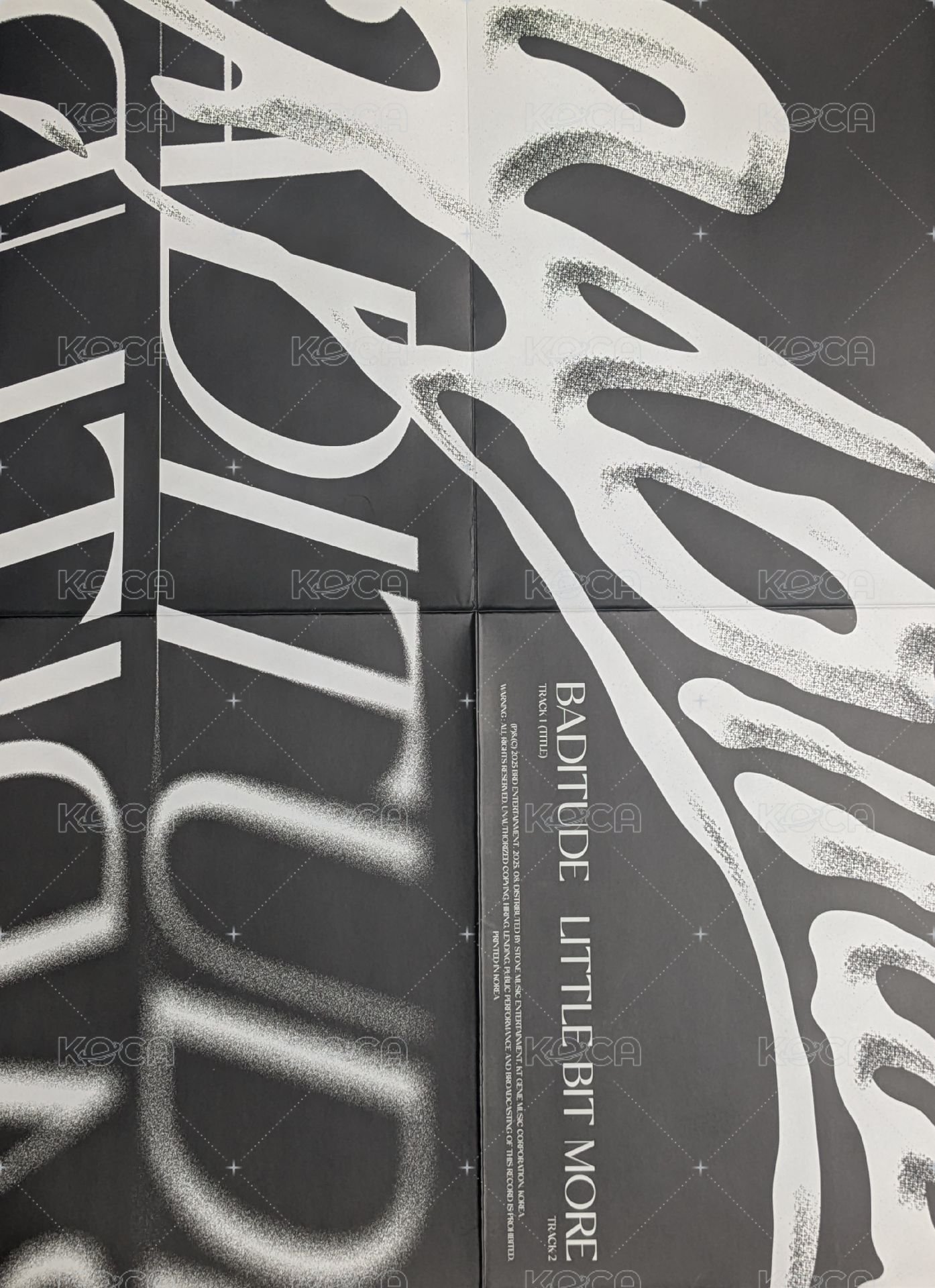 BADITUDE Attitude版 海報  背面