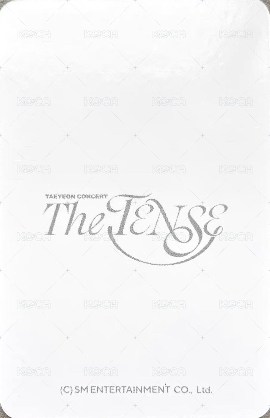 The TENSE 隨機卡  背面