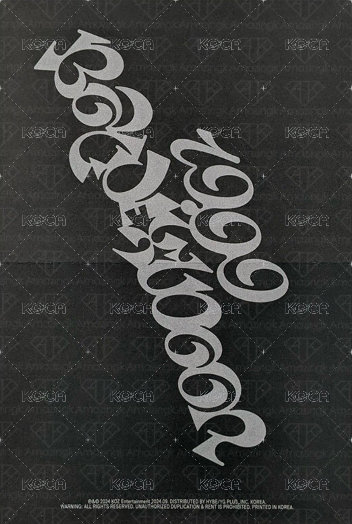 19.99 專輯卡 摺頁介紹紙 背面