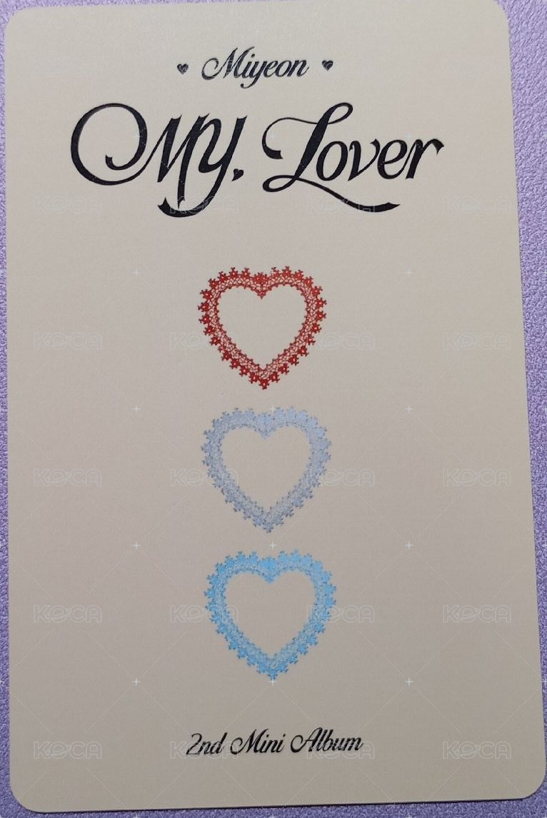 迷二快閃店 小卡 set 周邊卡  背面