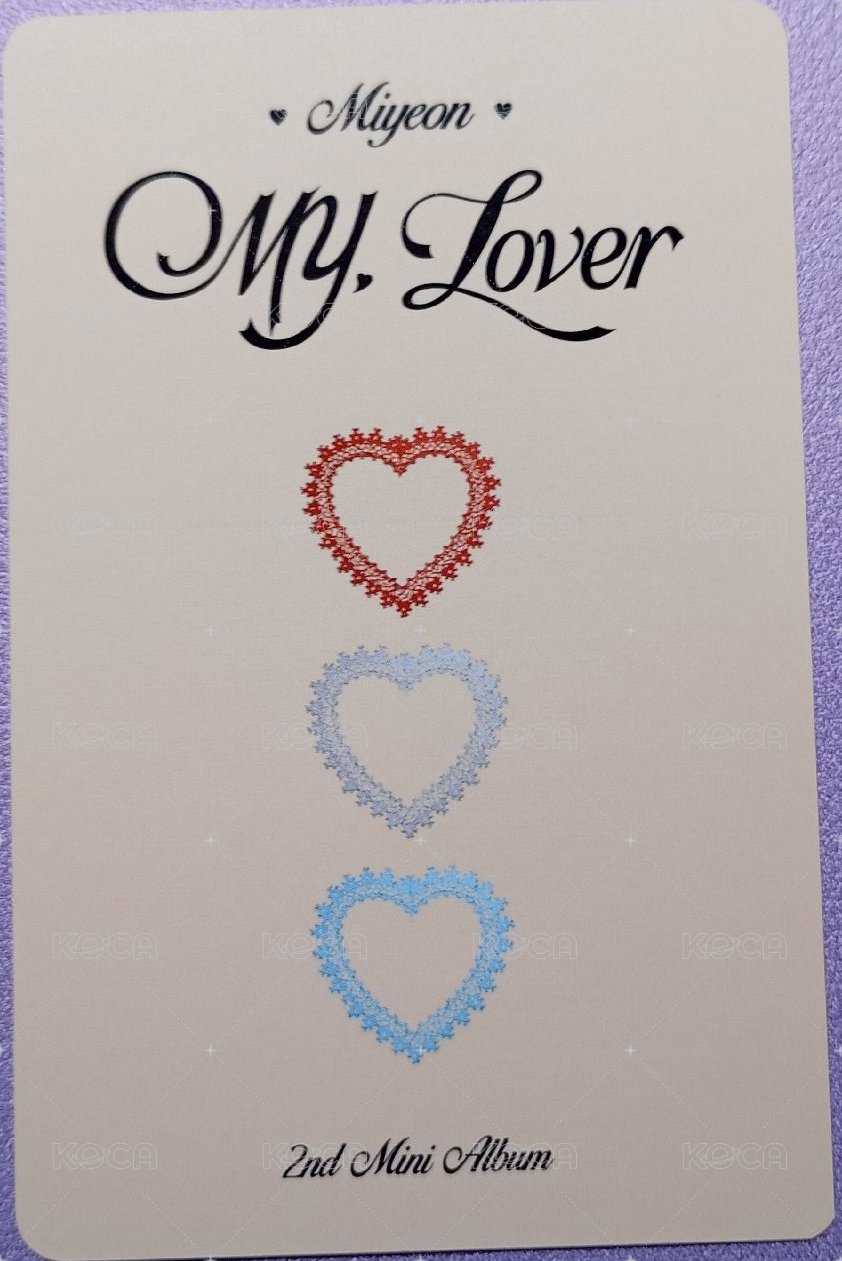 迷二快閃店 小卡 set 周邊卡  背面