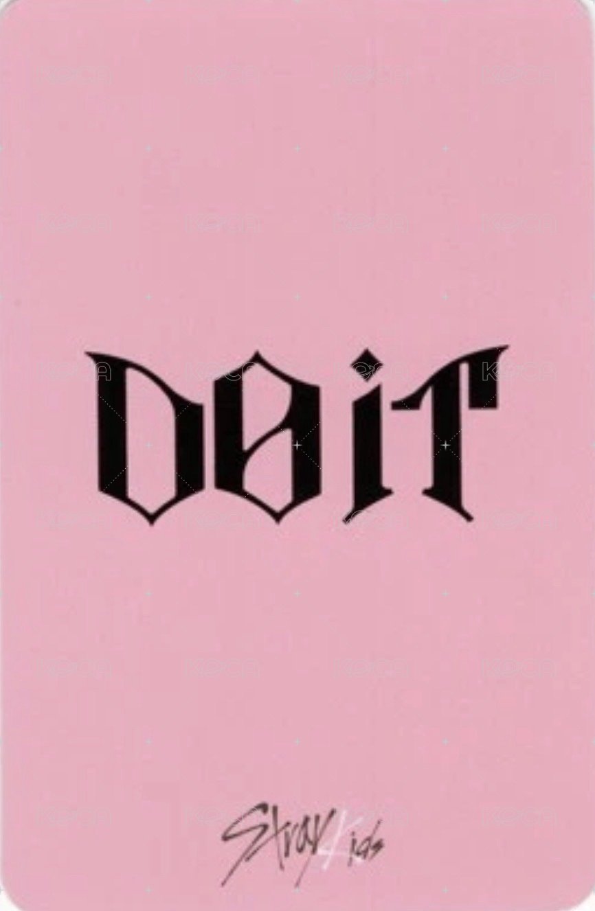 DO IT yes24 特典卡  背面