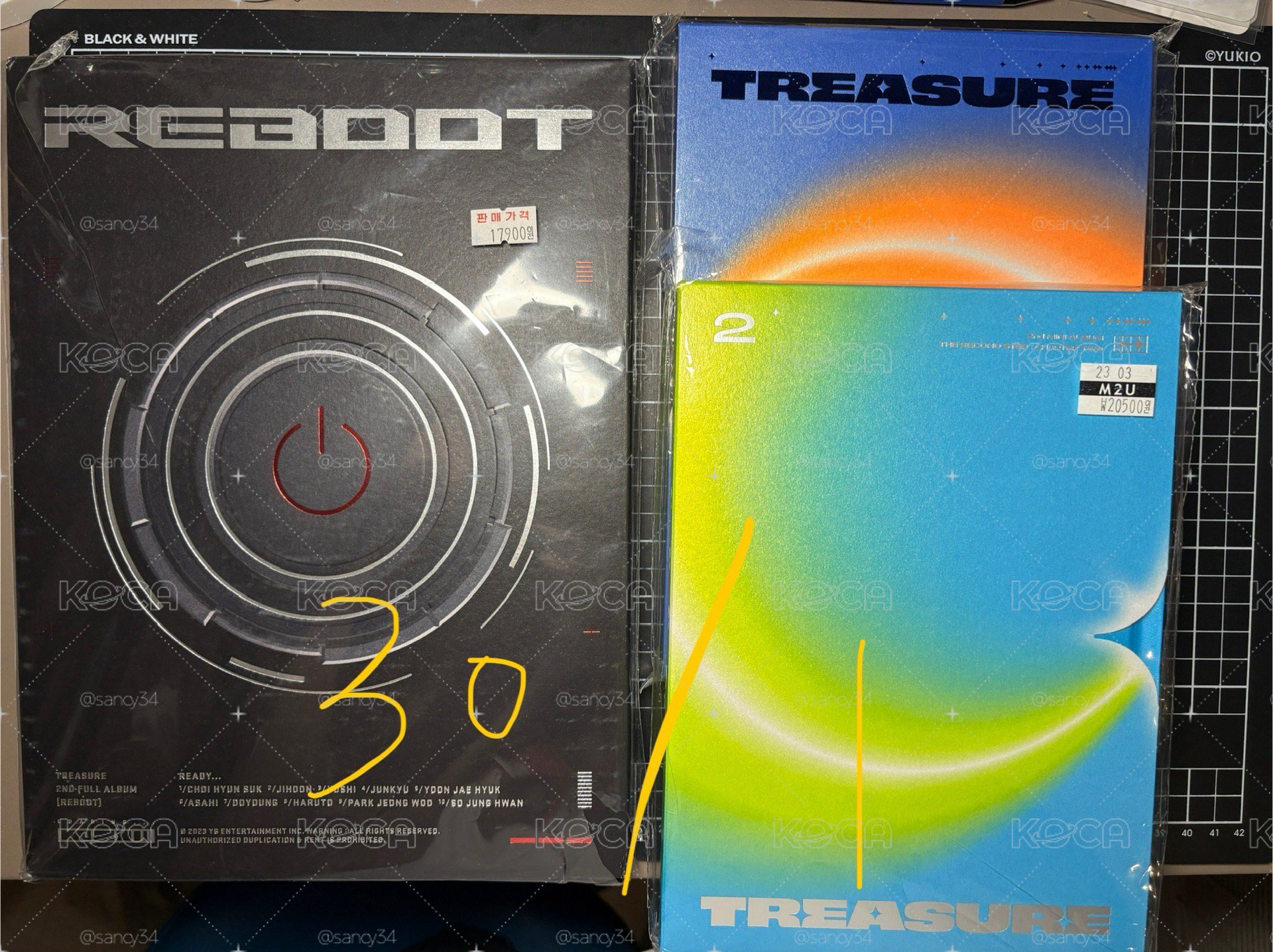 treasure 小卡 專卡 特典卡 明信片