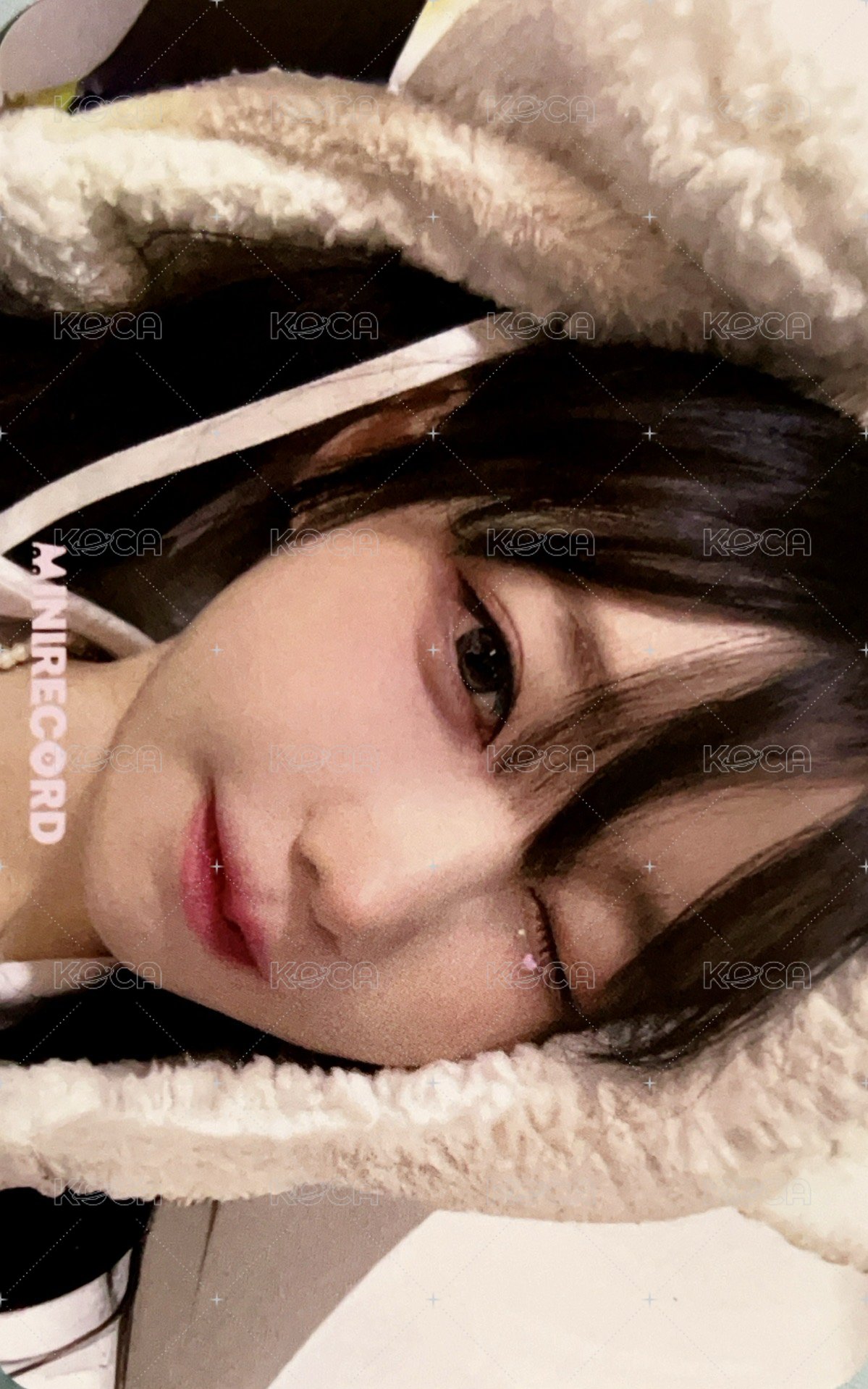 迷一 MINIRECORD 特典卡  背面