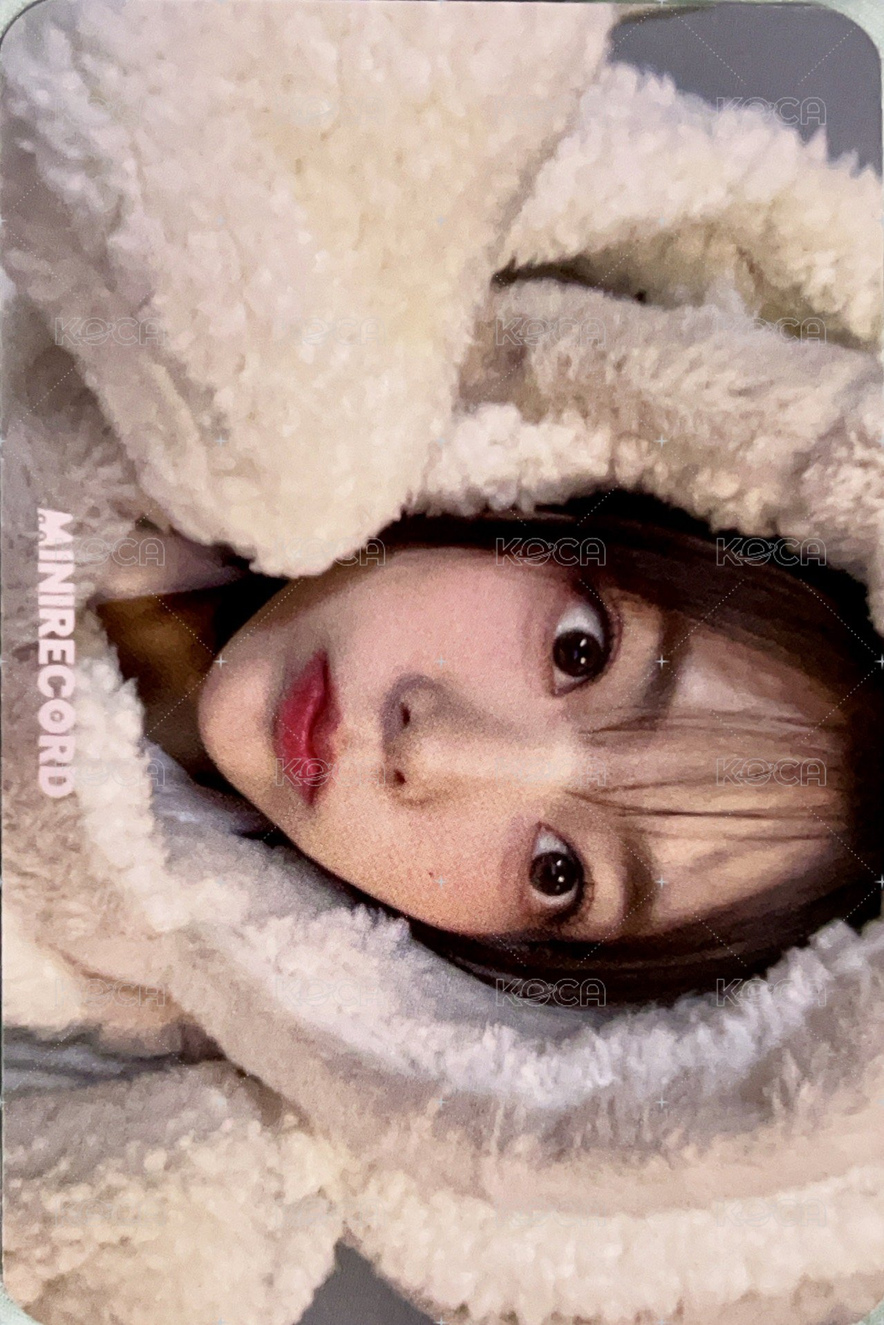 迷一 MINIRECORD 特典卡  背面