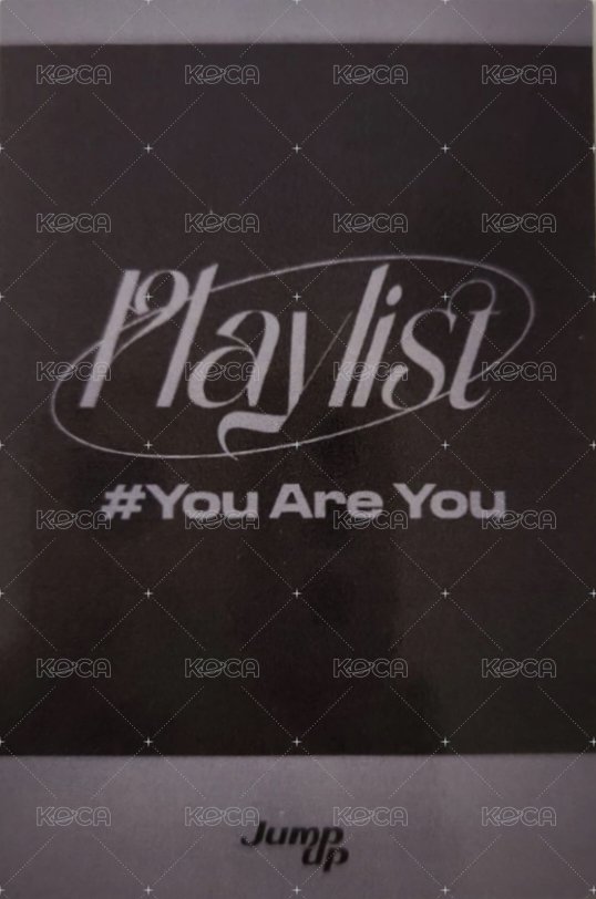 Playlist #You Are You ju 2.0 簽售卡 拍立得小卡 背面