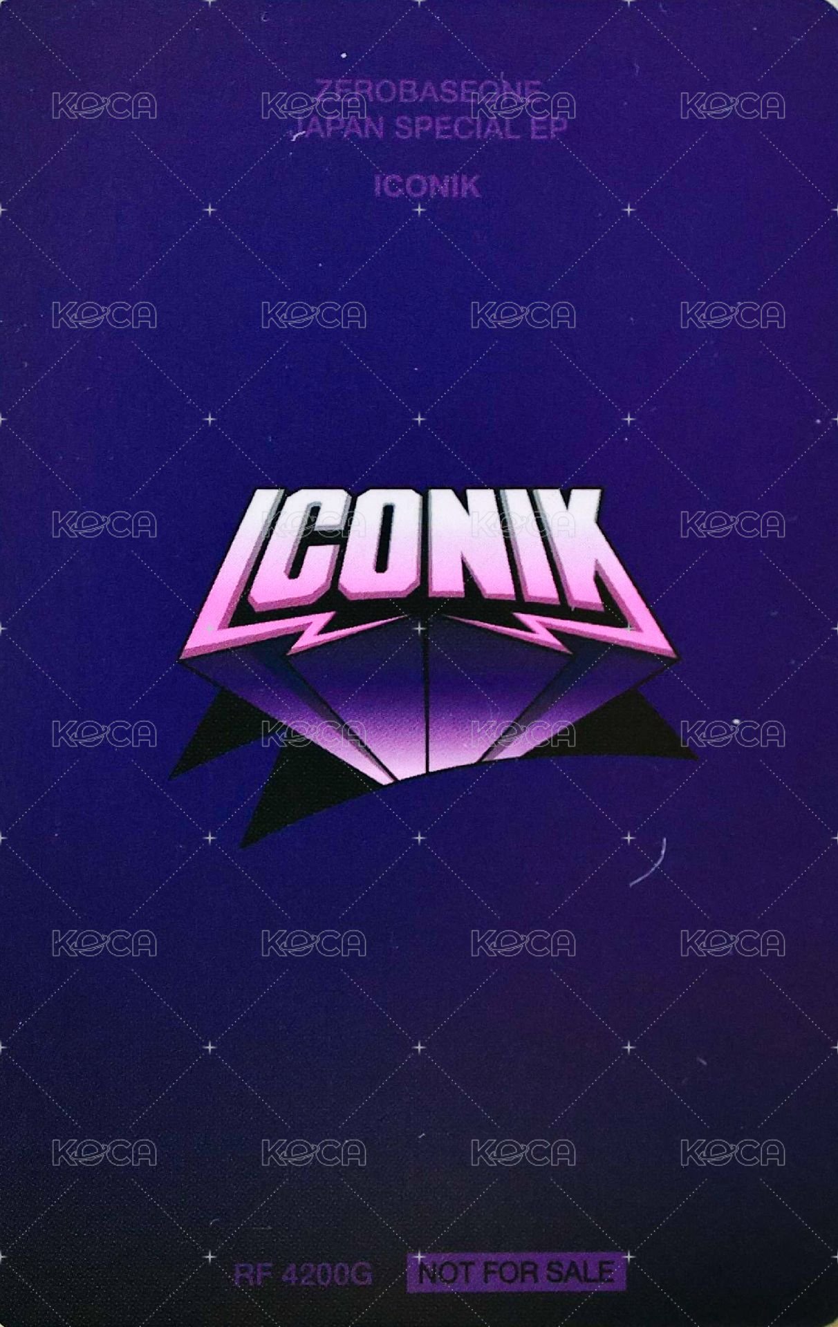 正1日專 專輯卡 Half Heart (Left) ver. 背面