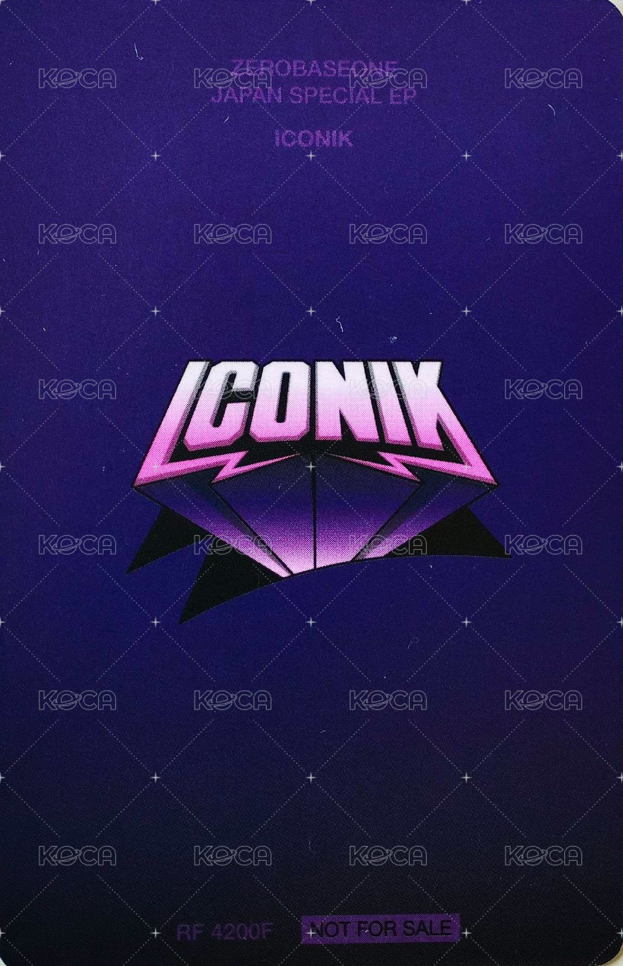 正1日專 專輯卡 Half Heart (Left) ver. 背面