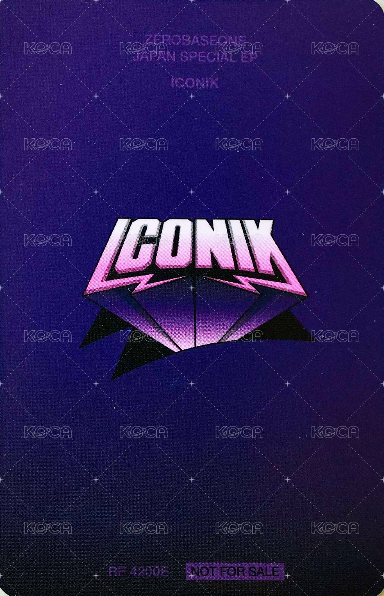 正1日專 專輯卡 Half Heart (Left) ver. 背面