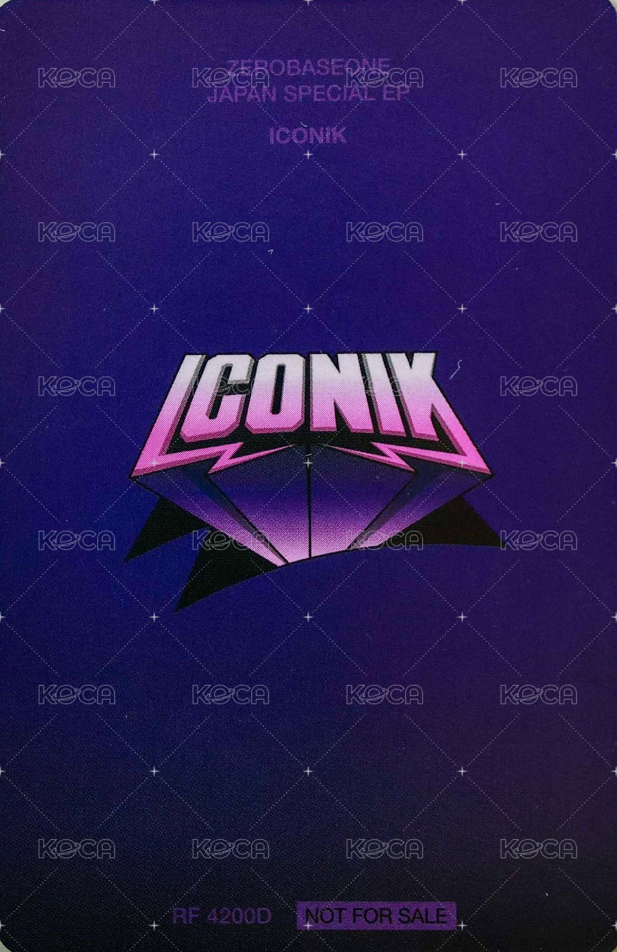 正1日專 專輯卡 Half Heart (Left) ver. 背面