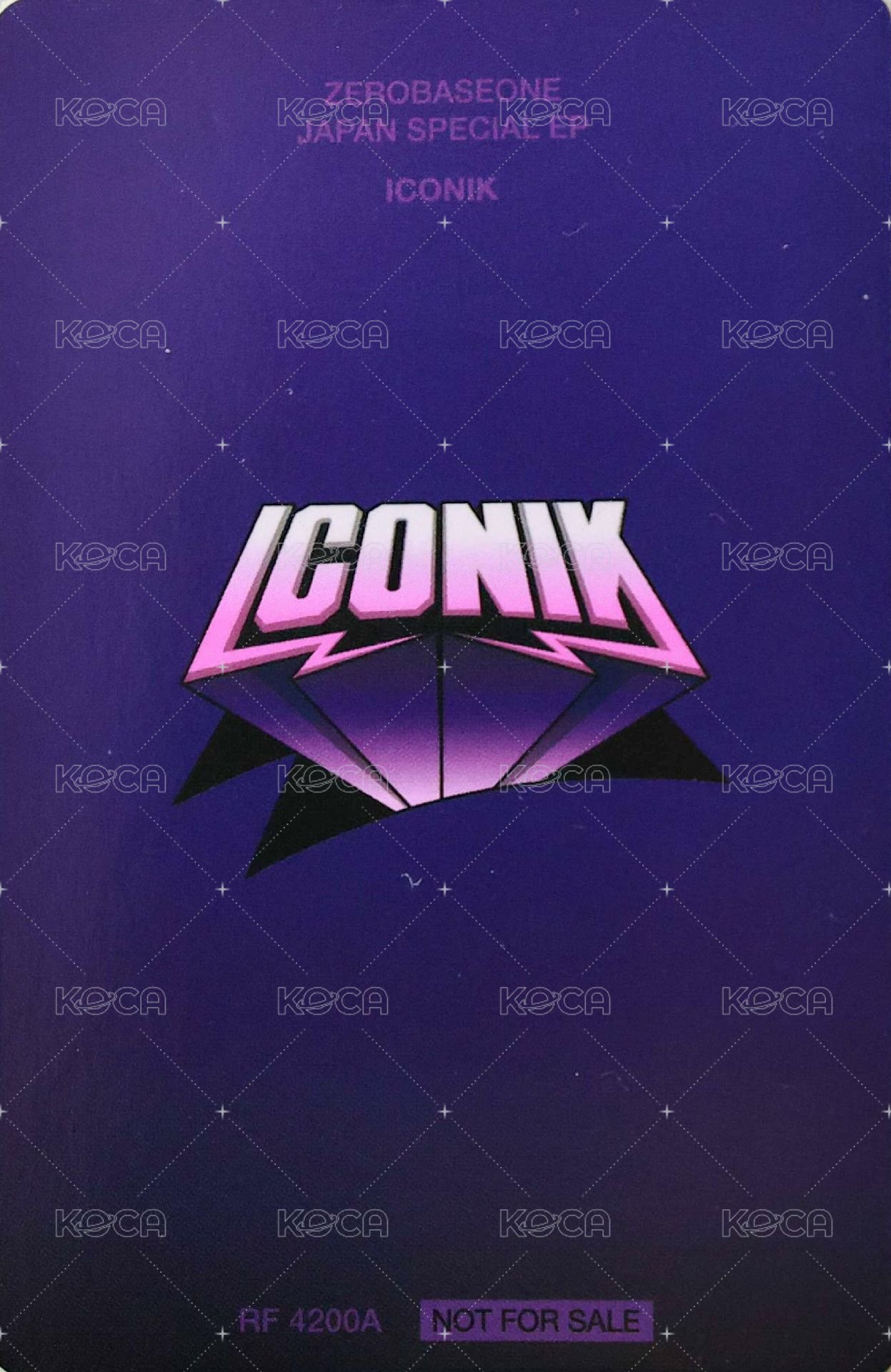 正1日專 專輯卡 Half Heart (Left) ver. 背面