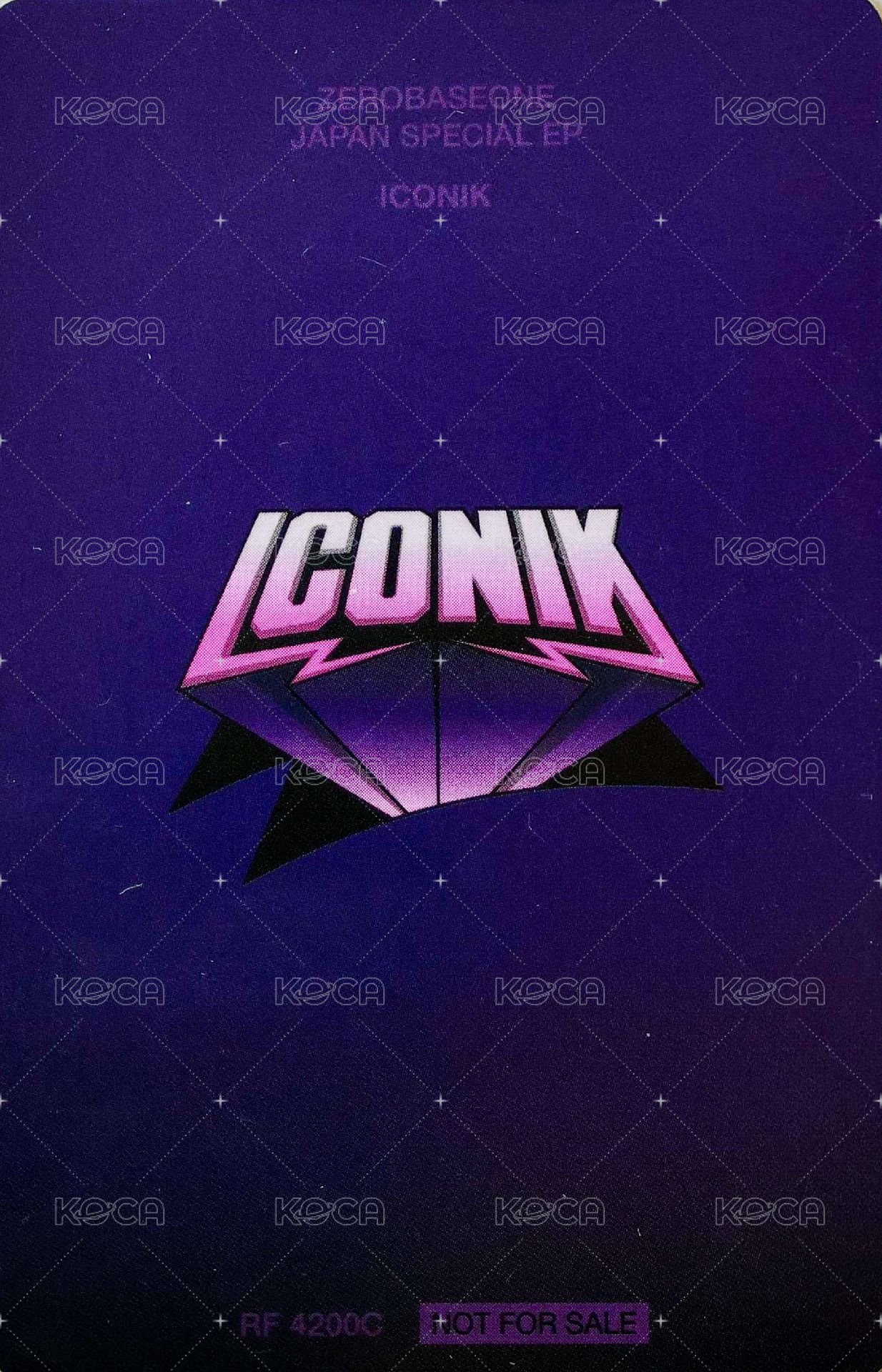 正1日專 專輯卡 Half Heart (Left) ver. 背面