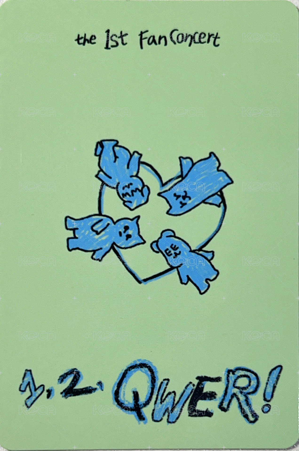 VOD 演唱會 DVD / CD 卡 塔 日本ver. 背面